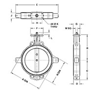 Heavy-Duty Series 585 and 586 Inflatable Seated Butterfly Valves